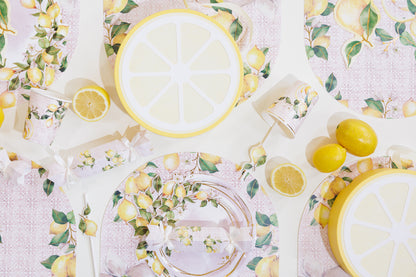 Lemon Capri Dinner Plates (8)