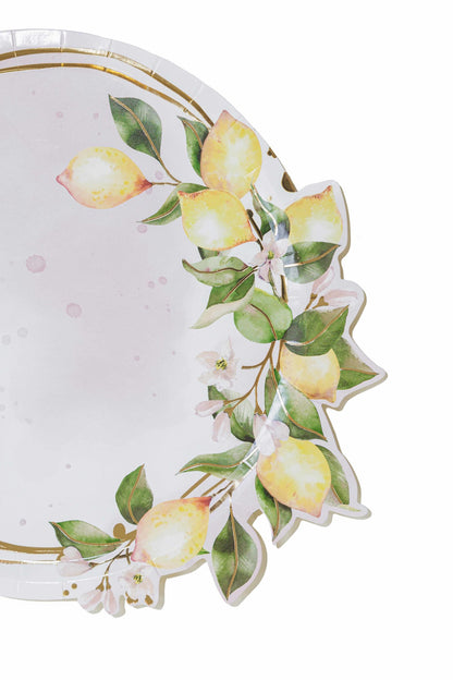 Lemon Capri Side Plates (8)