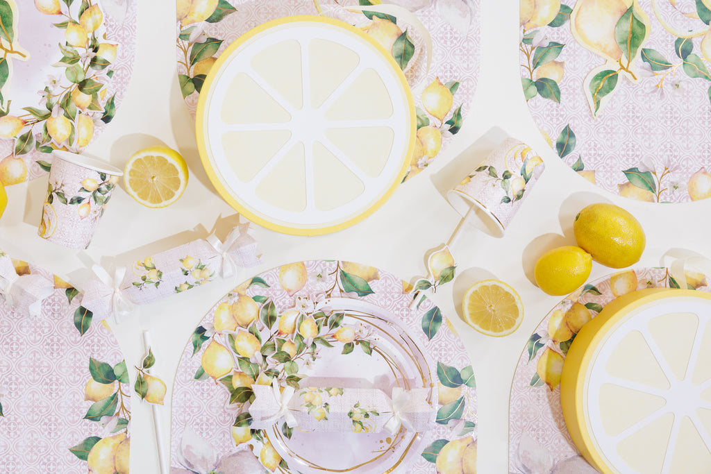Lemon Capri Side Plates (8)