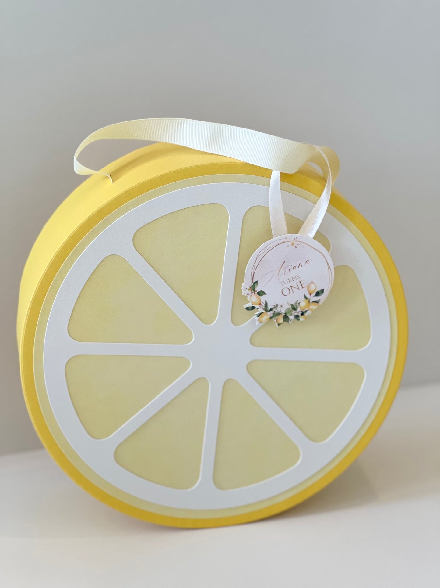 Lemon Capri Favor Boxes